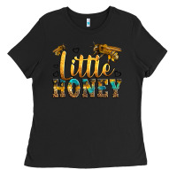 Black Western Little Honey Bee Ladies Tee - LillyAllenDesigns