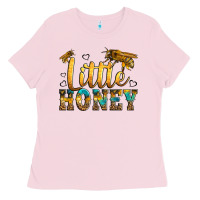 Bubblegum Pink Western Little Honey Bee Ladies Tee - LillyAllenDesigns