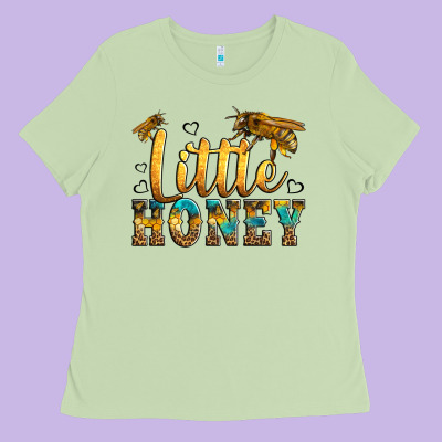 Western Little Honey Bee Ladies Tee Designed By Lillyallendesigns