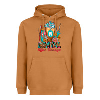 Meerkat Dental Office Manager cold drink frappe Heavyweight Hoodie - FaDigitalArtStudio