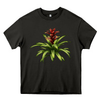 Asphalt Bromeliads Heavy Core Tee - LillyAllenDesigns
