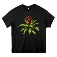 Black Bromeliads Heavy Core Tee - LillyAllenDesigns