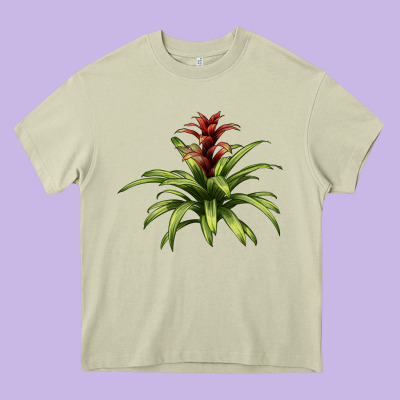 Bromeliads Heavy Core Tee Designed By Lillyallendesigns