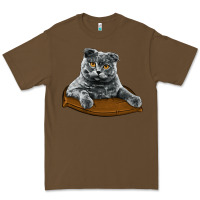 Cacao Scottish Fold Premium Tee - LillyAllenDesigns