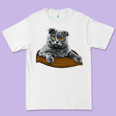 Scottish Fold Premium Tee Designed By Lillyallendesigns