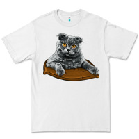 White Scottish Fold Premium Tee - LillyAllenDesigns