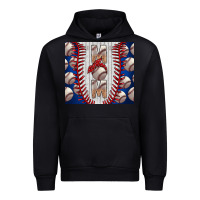 Black Baseball Mom Urban Hoodie - CowhideDigitalArt