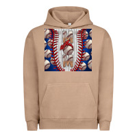 Pigment Burro Baseball Mom Urban Hoodie - CowhideDigitalArt