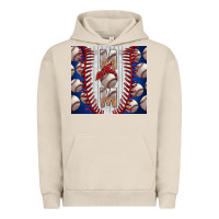 Pigment French Oak Baseball Mom Urban Hoodie - CowhideDigitalArt