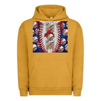 Pigment Peanut Butter Baseball Mom Urban Hoodie - CowhideDigitalArt