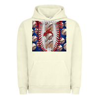 Pigment Pistachio Baseball Mom Urban Hoodie - CowhideDigitalArt