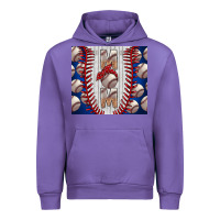 Tulip Baseball Mom Urban Hoodie - CowhideDigitalArt