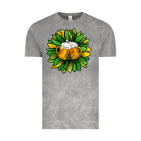 Cloud Rock St. Patricks Sunflower With Beer Vintage Tee - BundleAndBundleShop