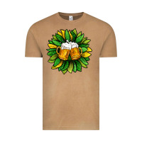 Vintage Camel St. Patricks Sunflower With Beer Vintage Tee - BundleAndBundleShop