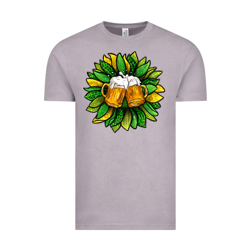 St. Patricks Sunflower With Beer Vintage Tee by BundleAndBundleShop | Teevron
