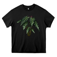 Black Amazon Elephant Ear Heavy Core Tee - LillyAllenDesigns