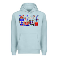 Blue Mist emt emergency medical technician coffee cups Premium Hoodie - OliviaCreatesArt