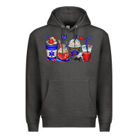 Charcoal Heather emt emergency medical technician coffee cups Premium Hoodie - OliviaCreatesArt