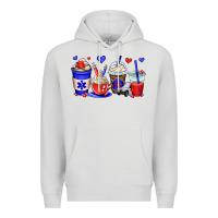 Dove Grey emt emergency medical technician coffee cups Premium Hoodie - OliviaCreatesArt