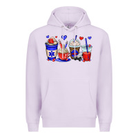 Lilac emt emergency medical technician coffee cups Premium Hoodie - OliviaCreatesArt