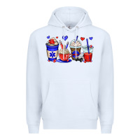 White emt emergency medical technician coffee cups Premium Hoodie - OliviaCreatesArt