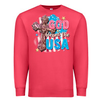 Cardinal God Blessed the USA Premium Sweatshirt - FaDigitalArtStudio