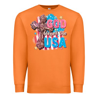 Carrot God Blessed the USA Premium Sweatshirt - FaDigitalArtStudio
