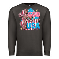 Smoke God Blessed the USA Premium Sweatshirt - FaDigitalArtStudio