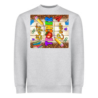 Heather Grey best teacher ever Heavyweight Sweatshirt - NancyCooperArtShop