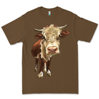 Cacao Hereford Heifer Premium Tee - LillyAllenDesigns