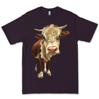 Plum Hereford Heifer Premium Tee - LillyAllenDesigns