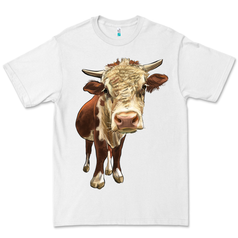 Hereford Heifer Premium Tee by LillyAllenDesigns | Teevron