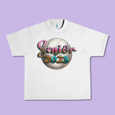 Volleyball Senior 2023 Urban Heavy Tee Designed By Bundleandbundleshop