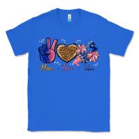 True Royal Peace Love Cheer Classic Tee - BundleAndBundleShop