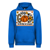 Cobalt With God All Things Are Possible Urban Hoodie - CowhideDigitalArt