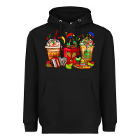 Black Mexico Coffee Cups Heavyweight Hoodie - FaDigitalArtStudio