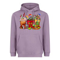 Lavender Mexico Coffee Cups Heavyweight Hoodie - FaDigitalArtStudio