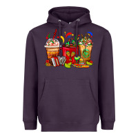 Plum Mexico Coffee Cups Heavyweight Hoodie - FaDigitalArtStudio