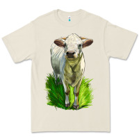 Bone Charolais Heifer Premium Tee - LillyAllenDesigns