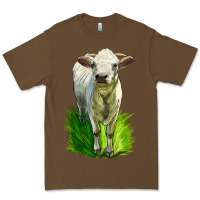 Cacao Charolais Heifer Premium Tee - LillyAllenDesigns