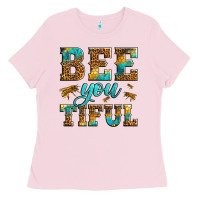 Bubblegum Pink Western Bee You Tiful Bee Ladies Tee - LillyAllenDesigns