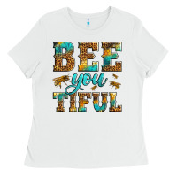 White Western Bee You Tiful Bee Ladies Tee - LillyAllenDesigns