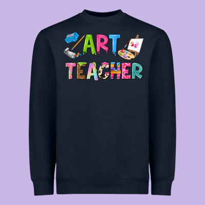Art Teacher Heavyweight Sweatshirt Designed By Nancycooperartshop