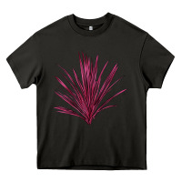 Asphalt Pink Cordyline Heavy Core Tee - LillyAllenDesigns