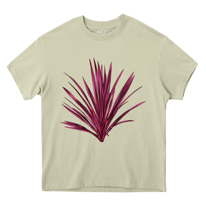 Pink Cordyline Heavy Core Tee by LillyAllenDesigns | Teevron