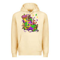 Pina Colada louisiana map mardi gras olivia Premium Hoodie - OliviaCreatesArt