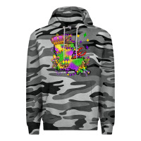 Slate Camo louisiana map mardi gras olivia Premium Hoodie - OliviaCreatesArt