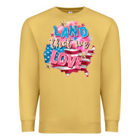 Antique Gold Merica leopard lightning bolt Premium Sweatshirt - FaDigitalArtStudio