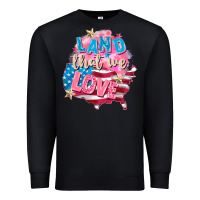 Black Merica leopard lightning bolt Premium Sweatshirt - FaDigitalArtStudio