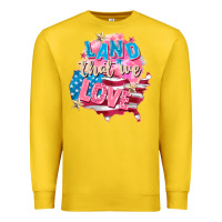 Lemon Merica leopard lightning bolt Premium Sweatshirt - FaDigitalArtStudio